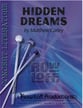 Hidden Dreams Percussion Ensemble 13-15 Players cover